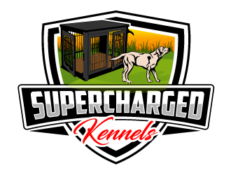 Supercharged Kennels logo design by Suvendu