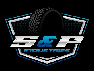 S & P Industries  logo design by rizuki