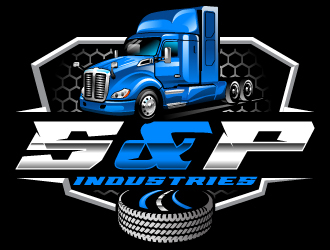 S & P Industries  logo design by Suvendu