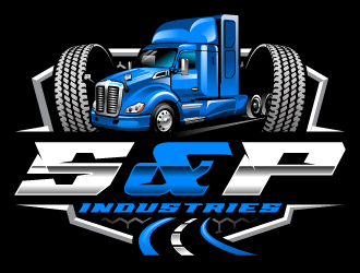S & P Industries  logo design by Suvendu