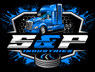 S & P Industries  logo design by Suvendu