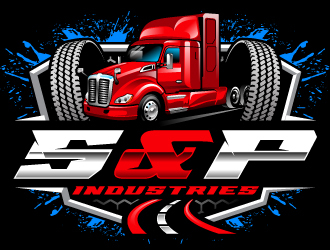 S & P Industries  logo design by Suvendu