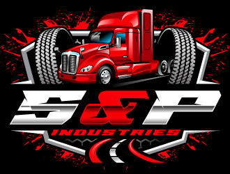 S & P Industries  logo design by Suvendu