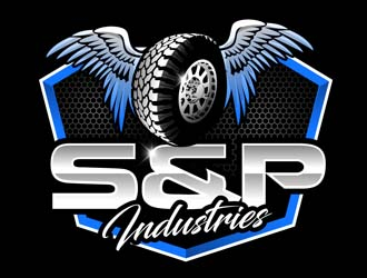 S & P Industries  logo design by DreamLogoDesign