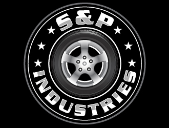S & P Industries  logo design by Suvendu