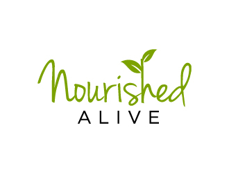 Nourished Alive logo design by sakarep