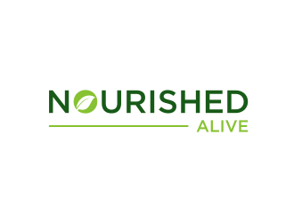 Nourished Alive logo design by GassPoll