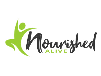 Nourished Alive logo design by ElonStark