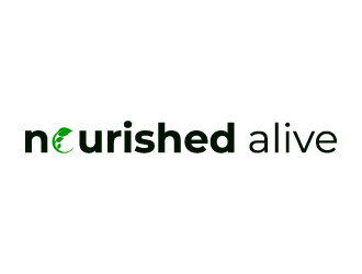 Nourished Alive logo design by DreamCather