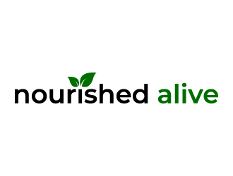 Nourished Alive logo design by DreamCather