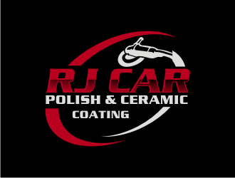 RJ CAR POLISH & CERAMIC COATING logo design by BintangDesign