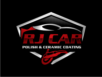 RJ CAR POLISH & CERAMIC COATING logo design by BintangDesign