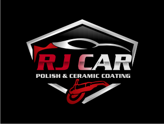 RJ CAR POLISH & CERAMIC COATING logo design by BintangDesign
