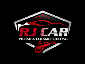 RJ CAR POLISH & CERAMIC COATING logo design by BintangDesign