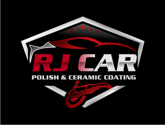 RJ CAR POLISH & CERAMIC COATING logo design by BintangDesign