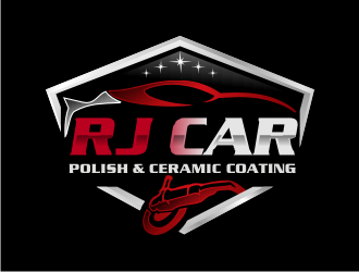 RJ CAR POLISH & CERAMIC COATING logo design by BintangDesign