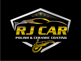 RJ CAR POLISH & CERAMIC COATING logo design by BintangDesign