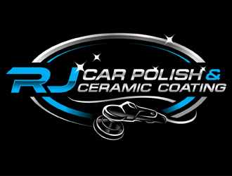 RJ CAR POLISH & CERAMIC COATING logo design by MAXR