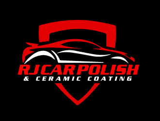 RJ CAR POLISH & CERAMIC COATING logo design by ElonStark