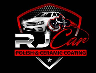 RJ CAR POLISH & CERAMIC COATING logo design by DreamLogoDesign