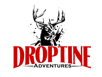 DropTine Adventures logo design by ElonStark