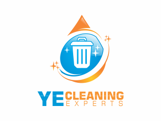 YE Cleaning Experts logo design by up2date