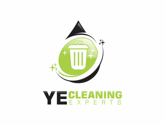 YE Cleaning Experts logo design by up2date