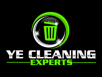 YE Cleaning Experts logo design by ElonStark