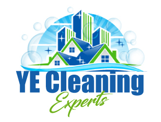 YE Cleaning Experts logo design by ElonStark