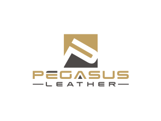 Pegasus Leather logo design by Artomoro
