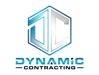 Dynamic Contracting logo design by Artomoro