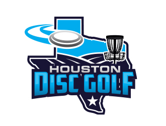 Houston Disc Golf logo design by MarkindDesign