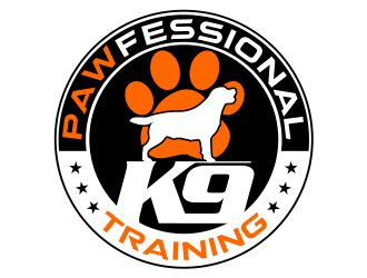 Pawfessional K-9 Training logo design by veron