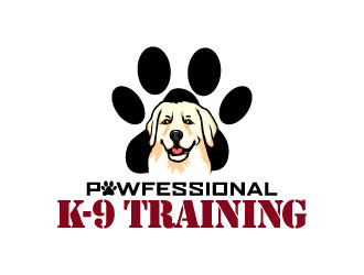 Pawfessional K-9 Training logo design by daywalker