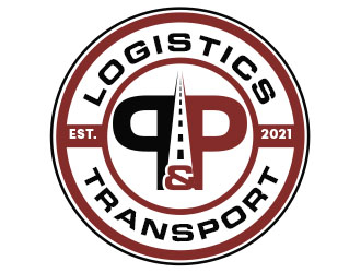 P&P Logistics and Transport logo design by Benok