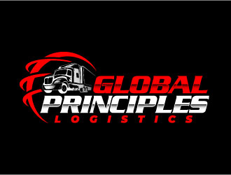 Global Principles Logistics logo design by daywalker