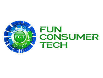 Fun Consumer Tech logo design by megalogos
