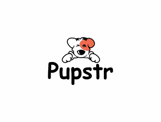 Pupstr logo design by bebekkwek