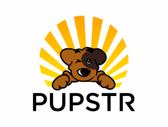 Pupstr logo design by bebekkwek