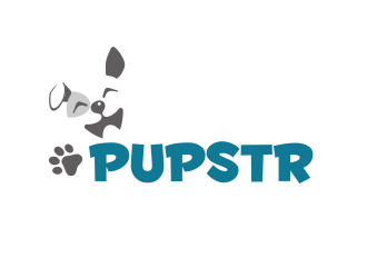 Pupstr logo design by M J