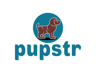 Pupstr logo design by pilKB
