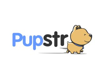 Pupstr logo design by veron