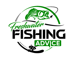 Freshwater Fishing Advice logo design by jaize
