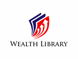 Wealth Library logo design by up2date