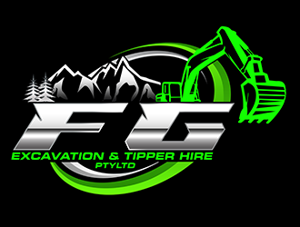 FG Excavation & Tipper Hire PtyLtd logo design by 3Dlogos