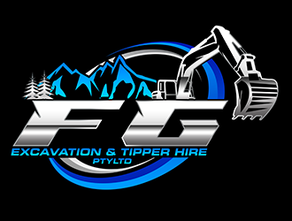 FG Excavation & Tipper Hire PtyLtd logo design by 3Dlogos