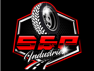 S & P Industries  logo design by Suvendu
