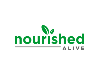 Nourished Alive logo design by cintoko
