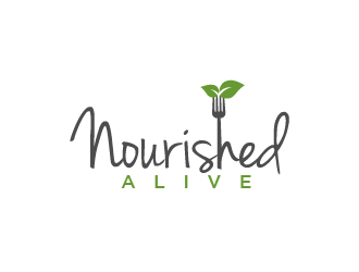 Nourished Alive logo design by jonggol