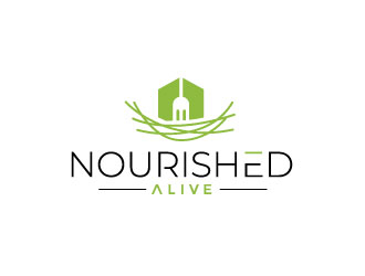 Nourished Alive logo design by REDCROW